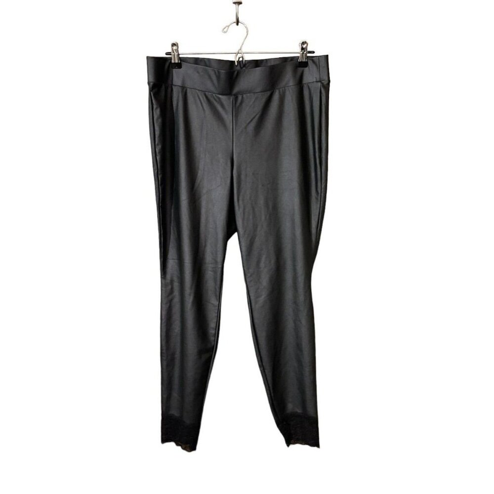 Torrid Faux Leather Lace‎ Leggings